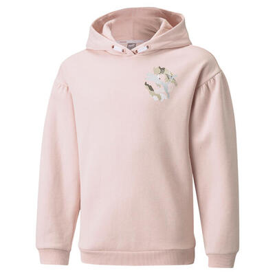 Felpa Con Cappuccio Bambini Puma Alpha Rosa