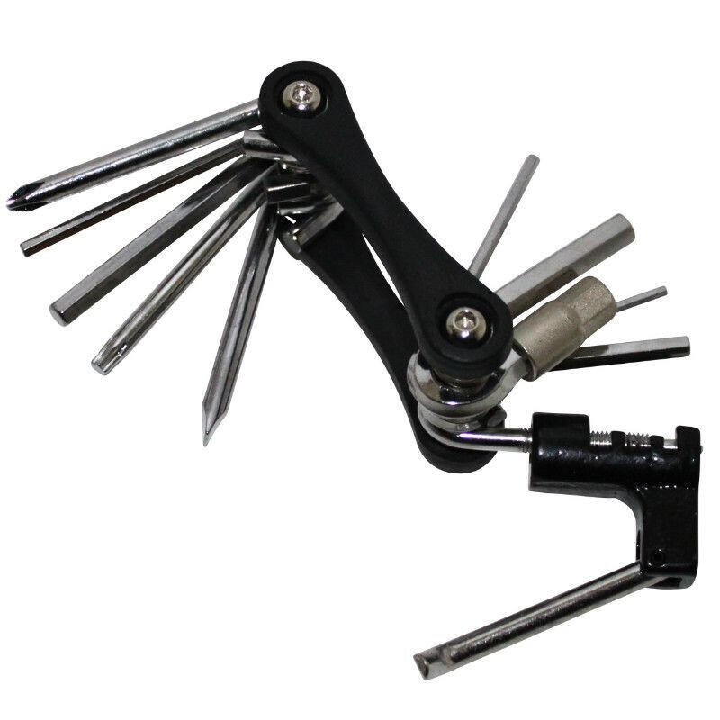 Selection P2r - Outil Multifonction 11 Fonctions Clés Allen + Tournevis + Dérive-chaine P2r - Outil Multifonction - Taille Unique - Decathlon