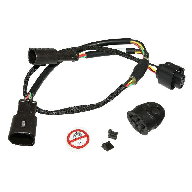 Cavo adattatore per doppia batteria con kit di copertura della spina di ricarica 1/3