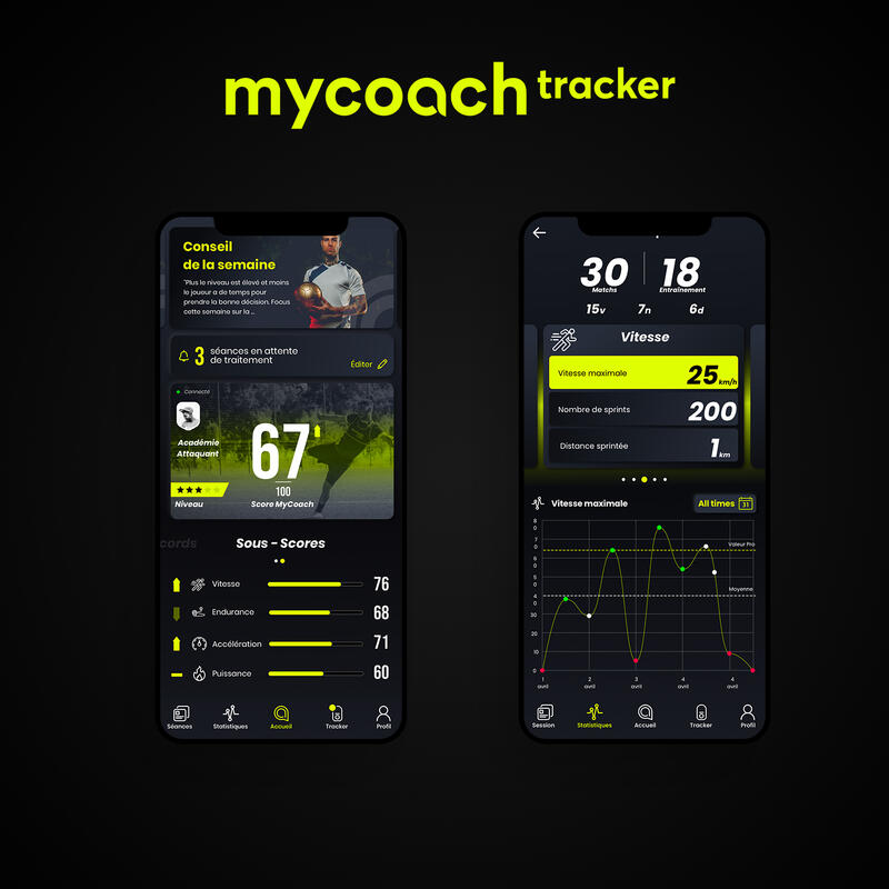 Capteur GPS football MyCoach Tracker
