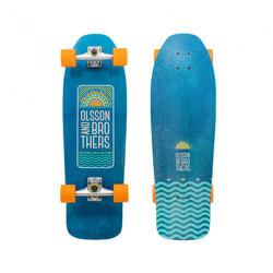 Surfskate  Tides Azul 32"x10" rodamientos ABEC7 ejes XRKP 6,5" ruedas 65mm 78A