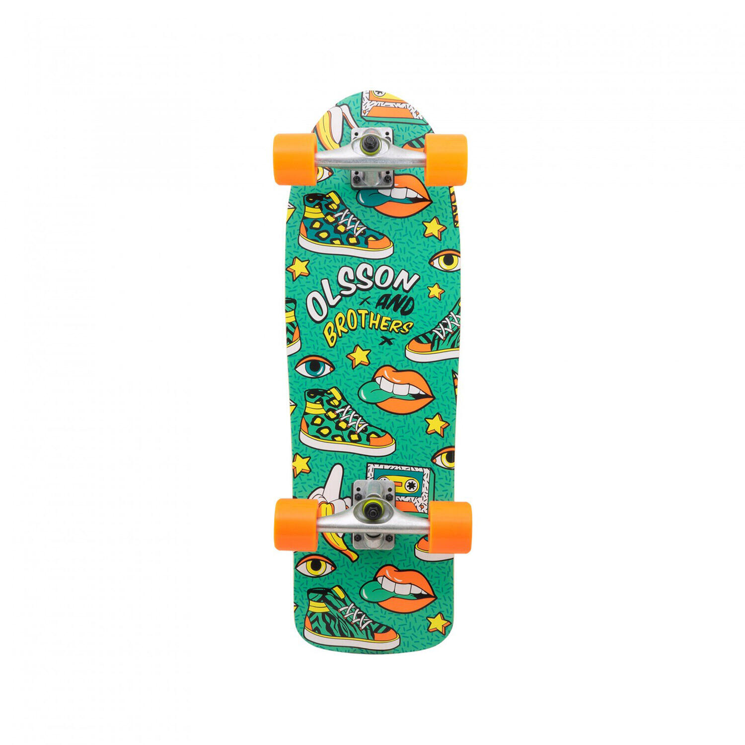 Surfskate OLSSON SNIGGER ABEC 7 Lager, XRKP 6.5'' As en extreem draaivermogen 3/6