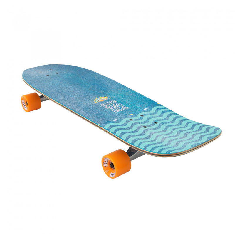 Surfskate OLSSON TIDES 32"x10" rodamientos ABEC7 ejes XRKP 6,5" ruedas 65mm 78A