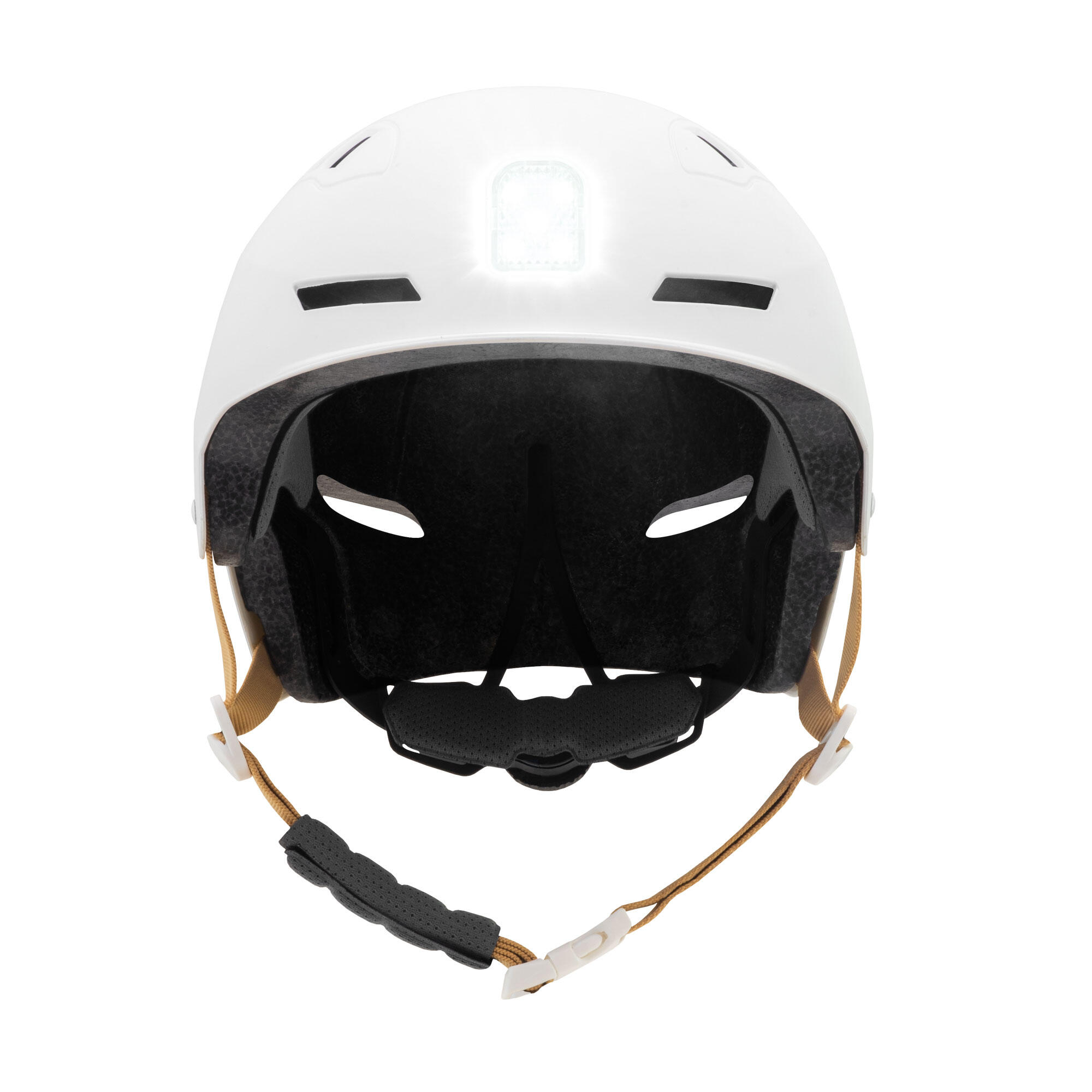 Casco con luce OLSSON URBAN LIGHT Bianco 55–58cm – Monopattino, skate, bici 4/7