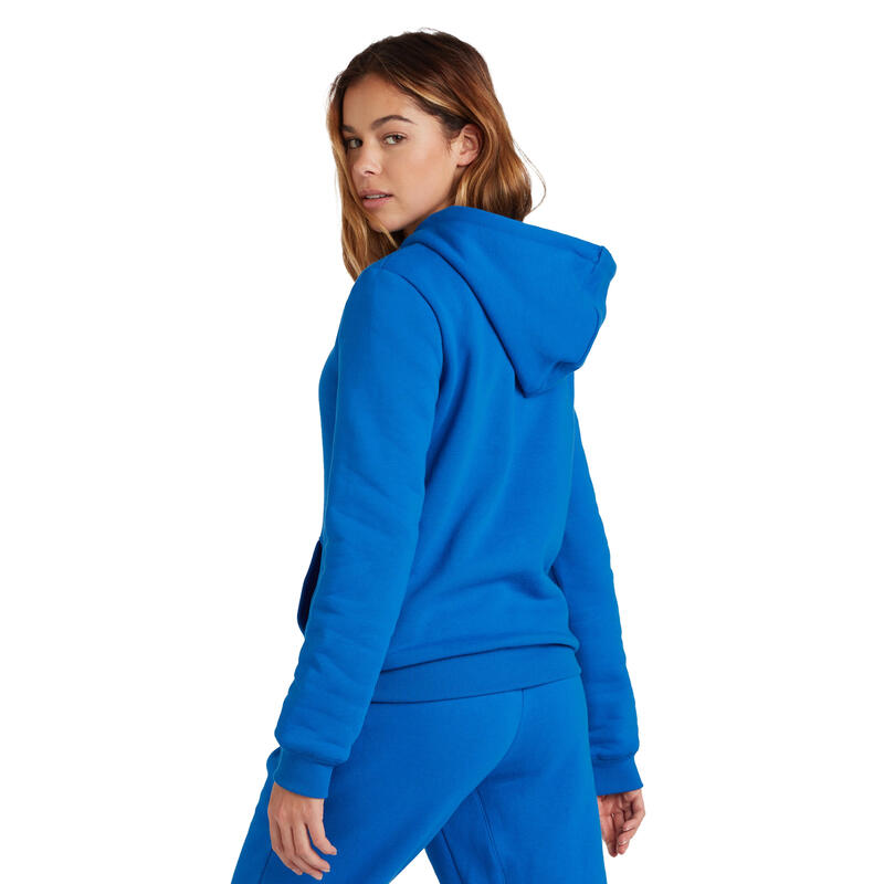 Sweat à capuche CLUB LEISURE Femme (Bleu roi / Blanc)