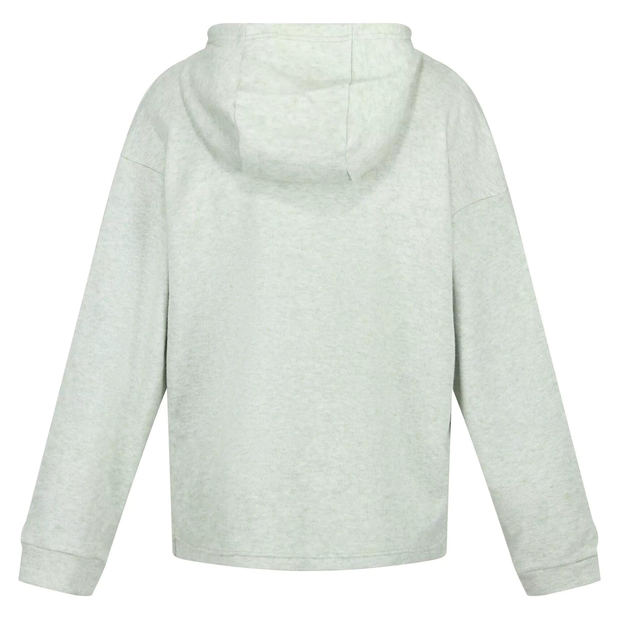 Womens/Ladies Kassidy Marl Hoodie (Basil) 2/5