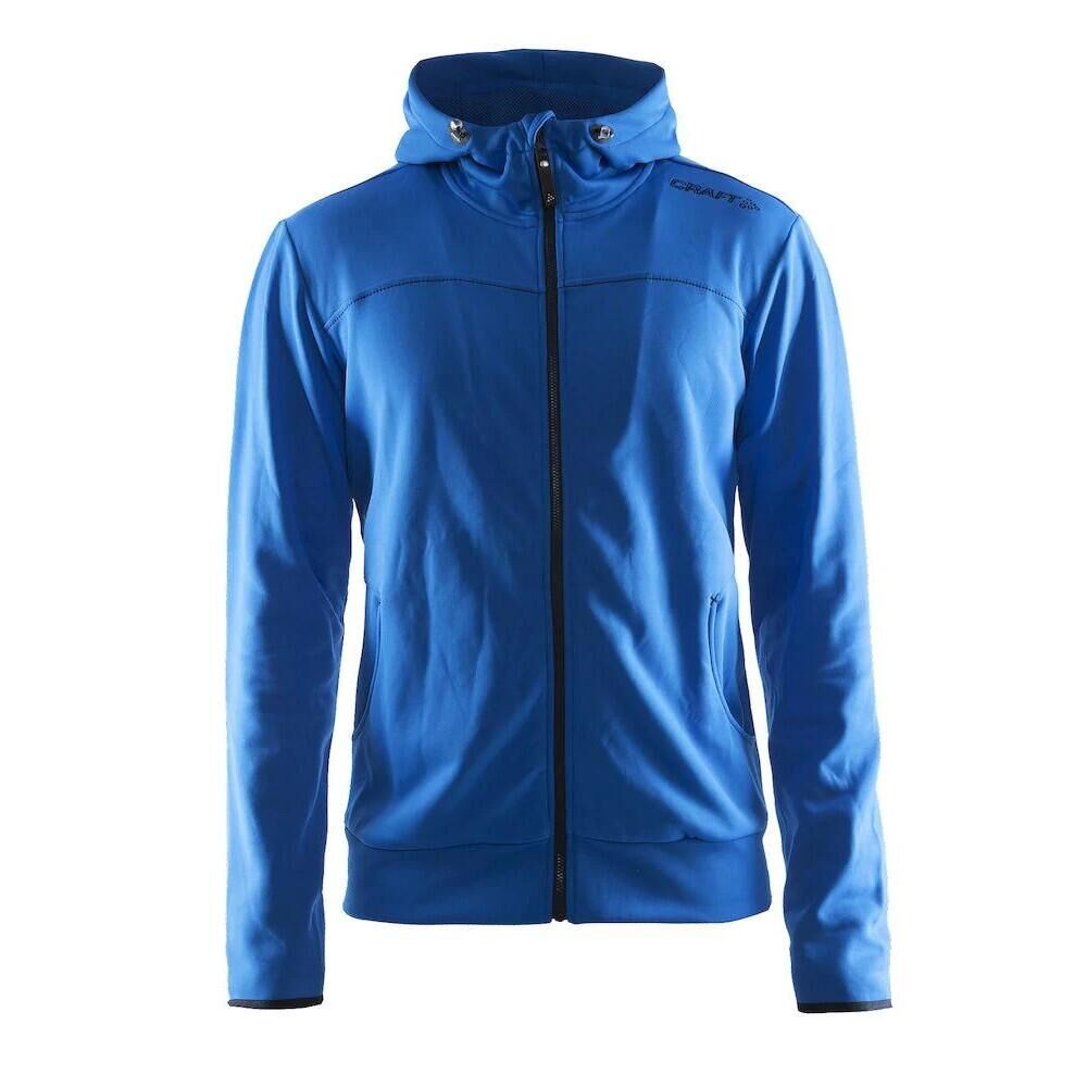 CRAFT Mens Leisure Full Zip Hoodie (Blue)