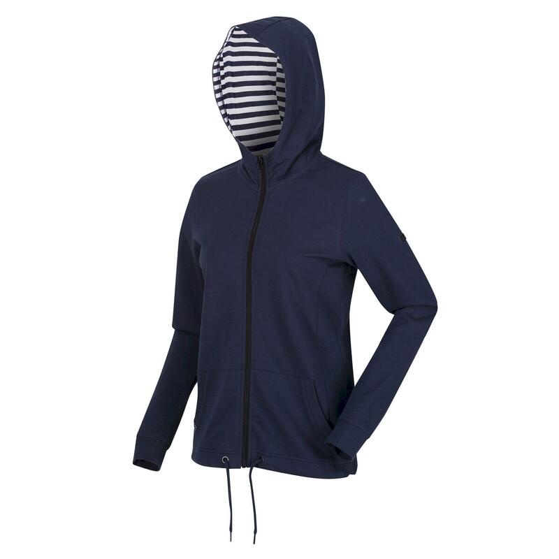 Sudadera con Cremallera Bayarma para Mujer Marino