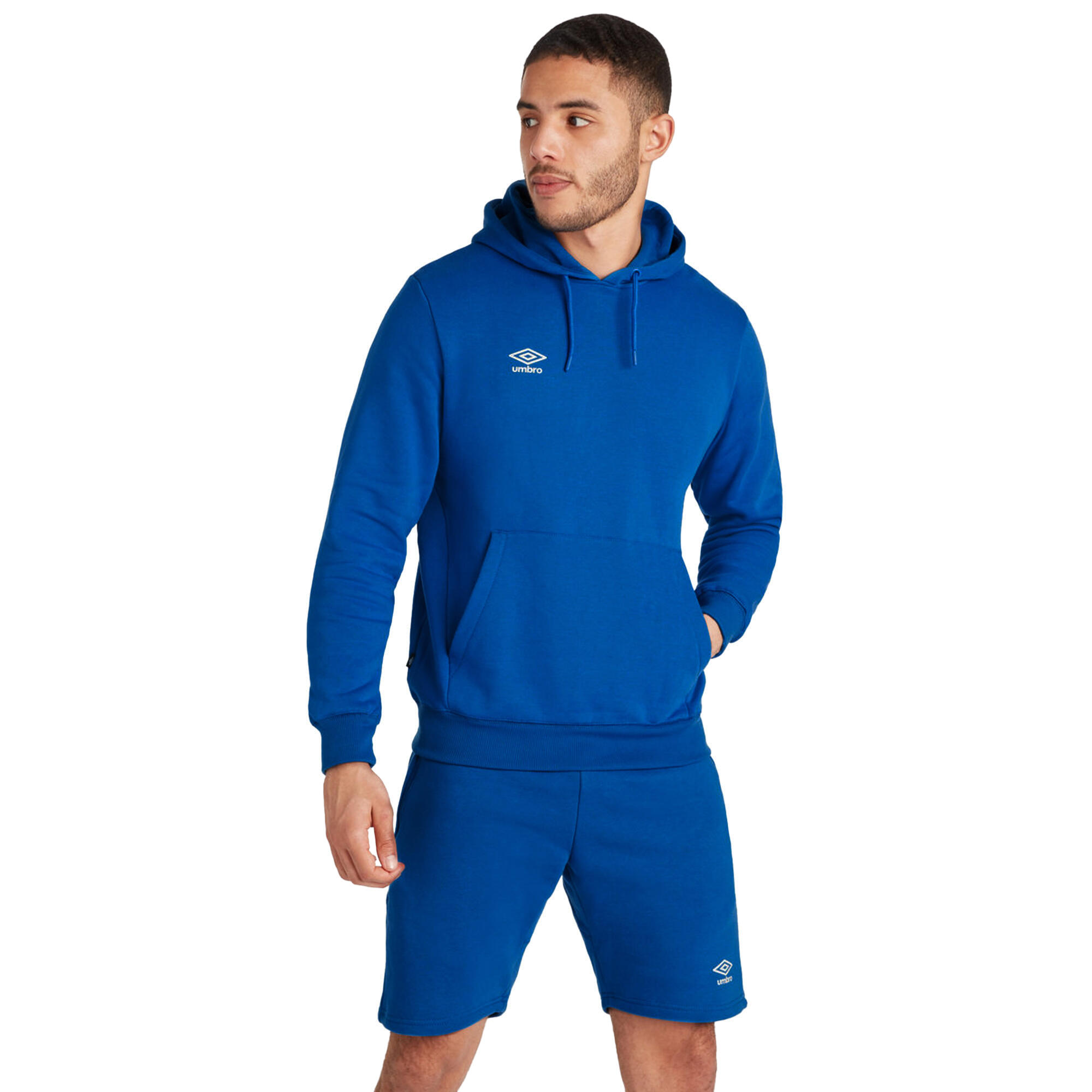 "Club Leisure" Kapuzenpullover für Herren Königsblau/Weiß 4/4