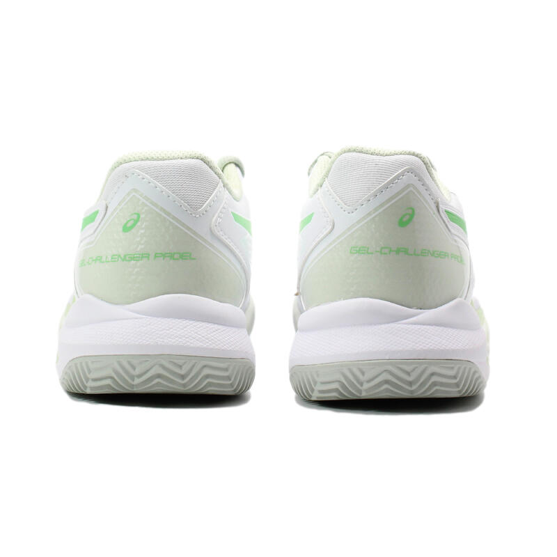 Asics Gel-challenger 13 Padel Blanco Verde Mujer 1042a205-101