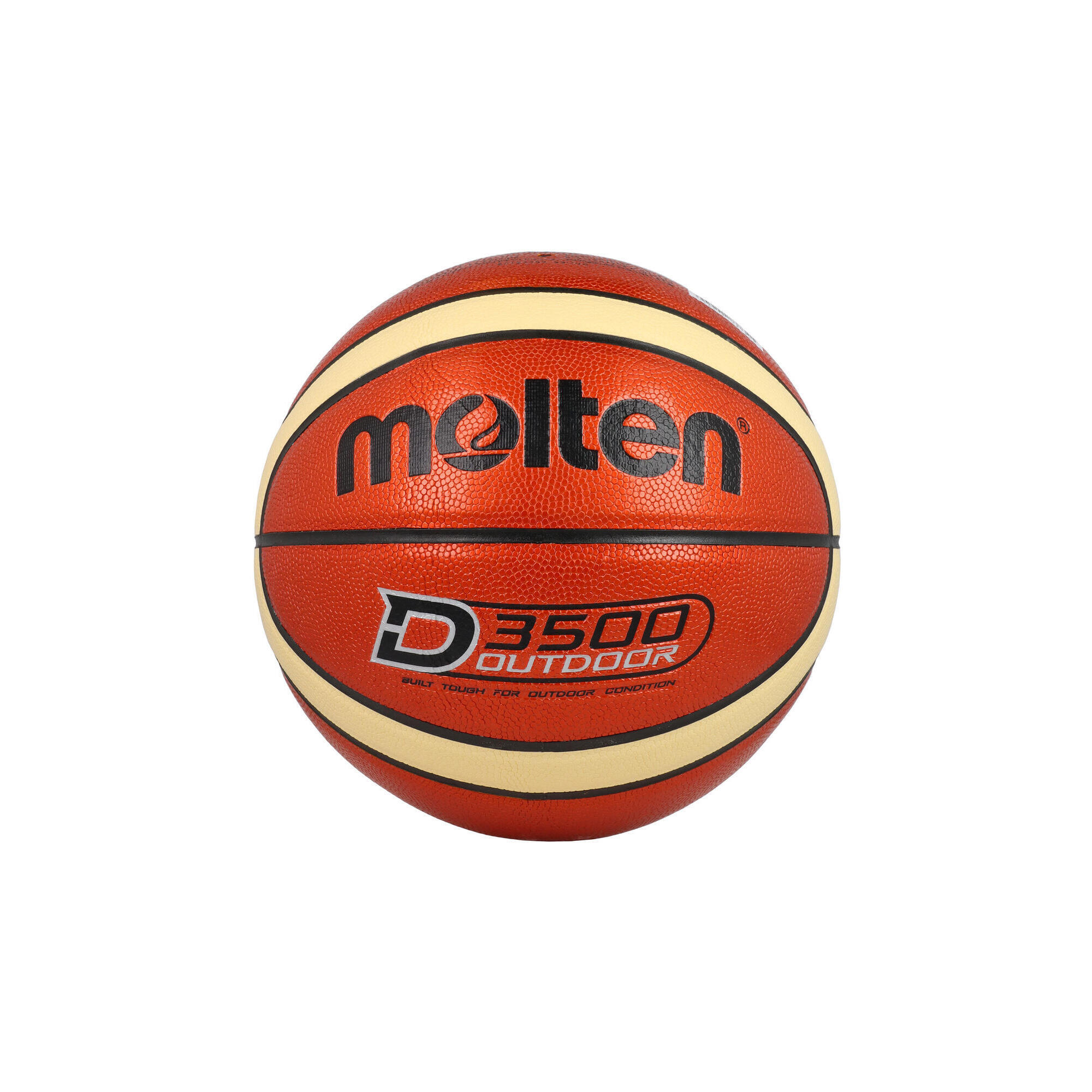 Molten - Fußball D3500 Outdoor Unisex Molten - Ballon De Basket - Blanc|jaune|orange - 7 - Decathlon