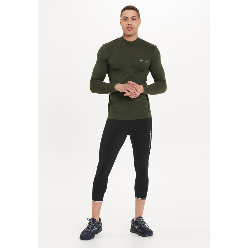 Sporthose Energy M 3/4 Tights Laufsport Herren Black Atmungsaktiv ENDURANCE