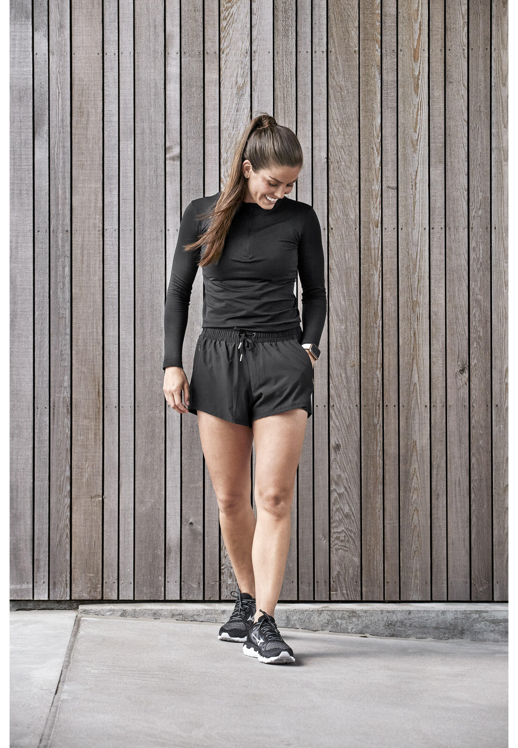 Pantalón corto 2 en 1 mujer Endurance Eslaire 4/5