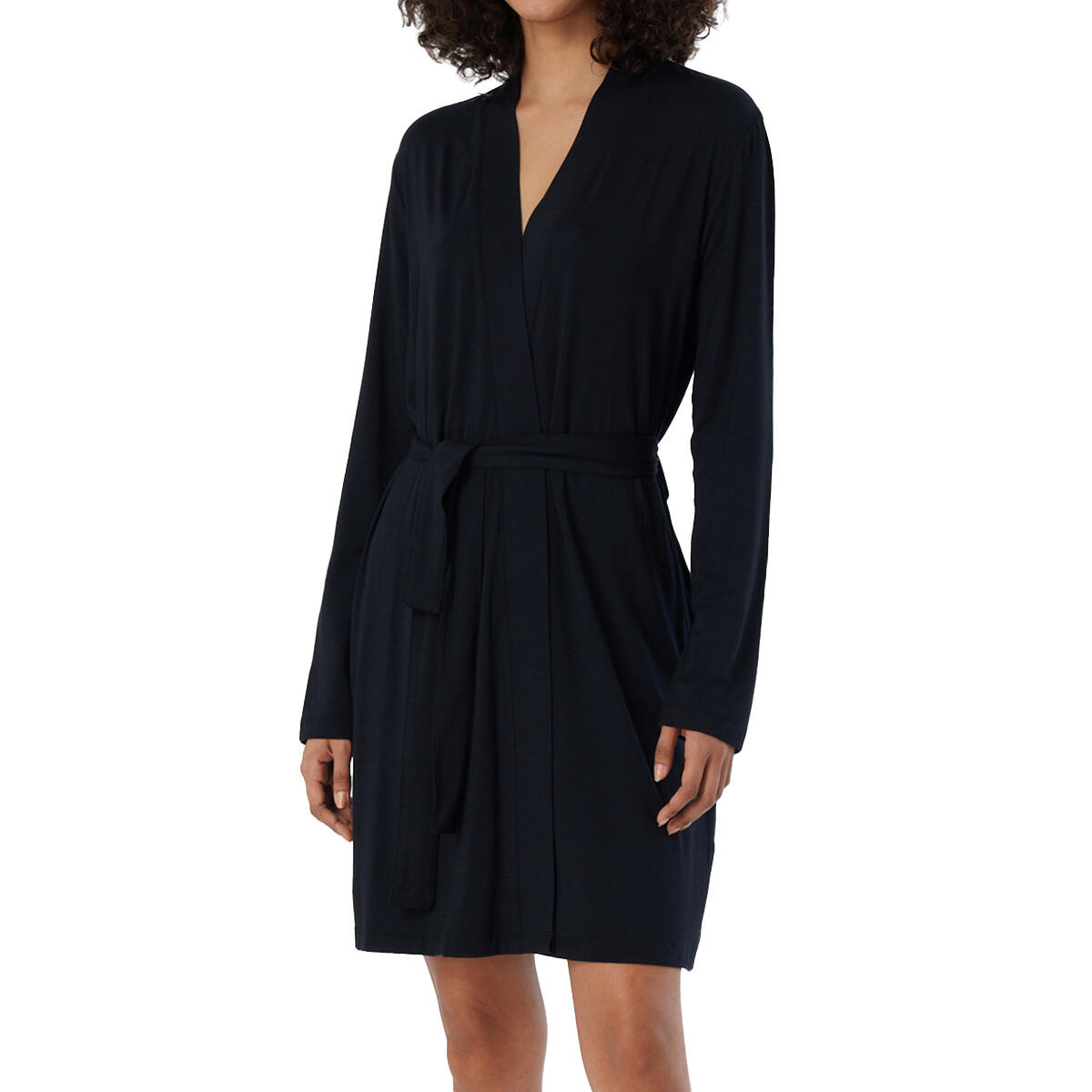 Schiesser - Peignoir Femme - Jersey - Peignoir De Bain - Noir - 40 M - Decathlon