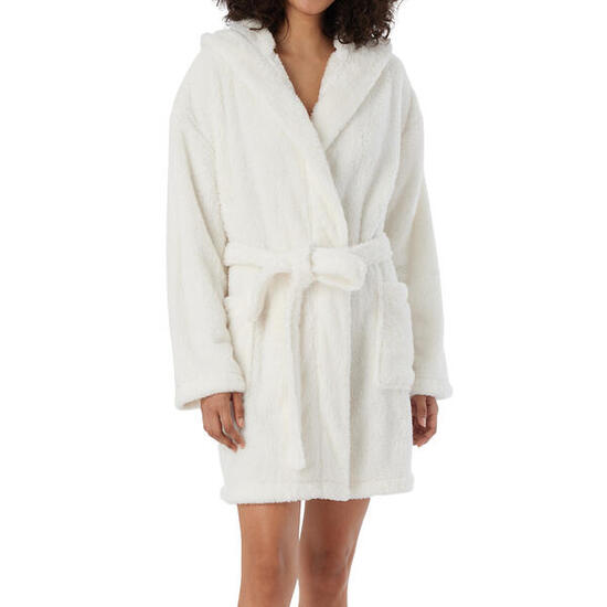 Bademantel Damen - Teddy Fleece
