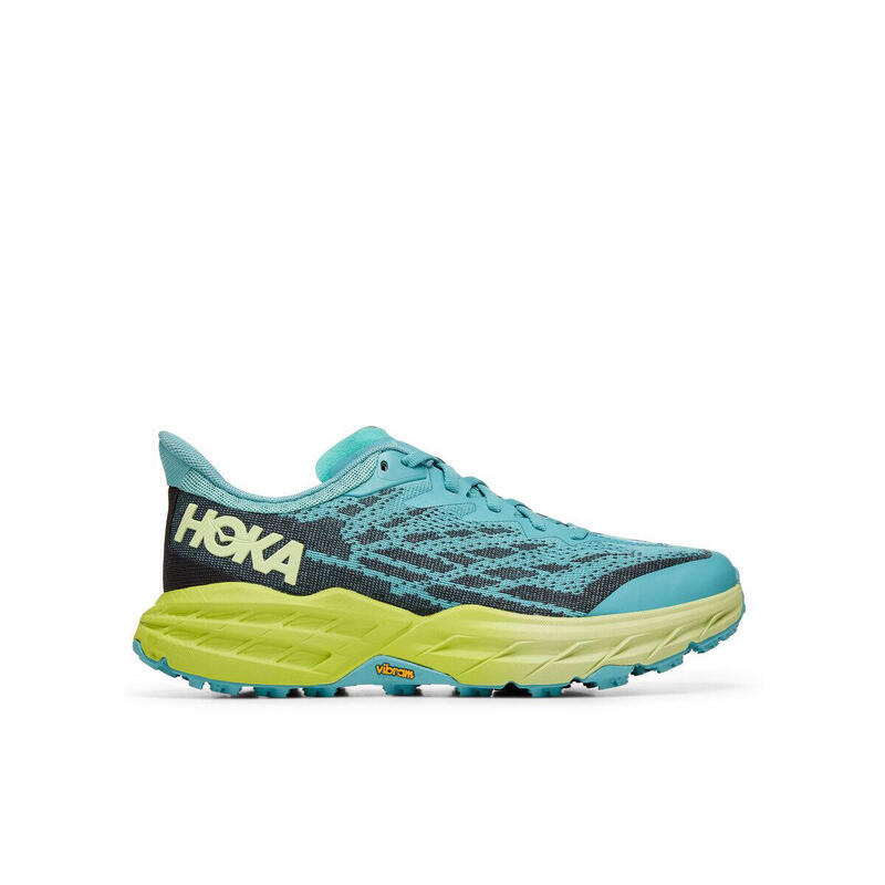 HOKA Speedgoat 5 Women's Trail Running Shoes - Coastal Shade / Green Glow