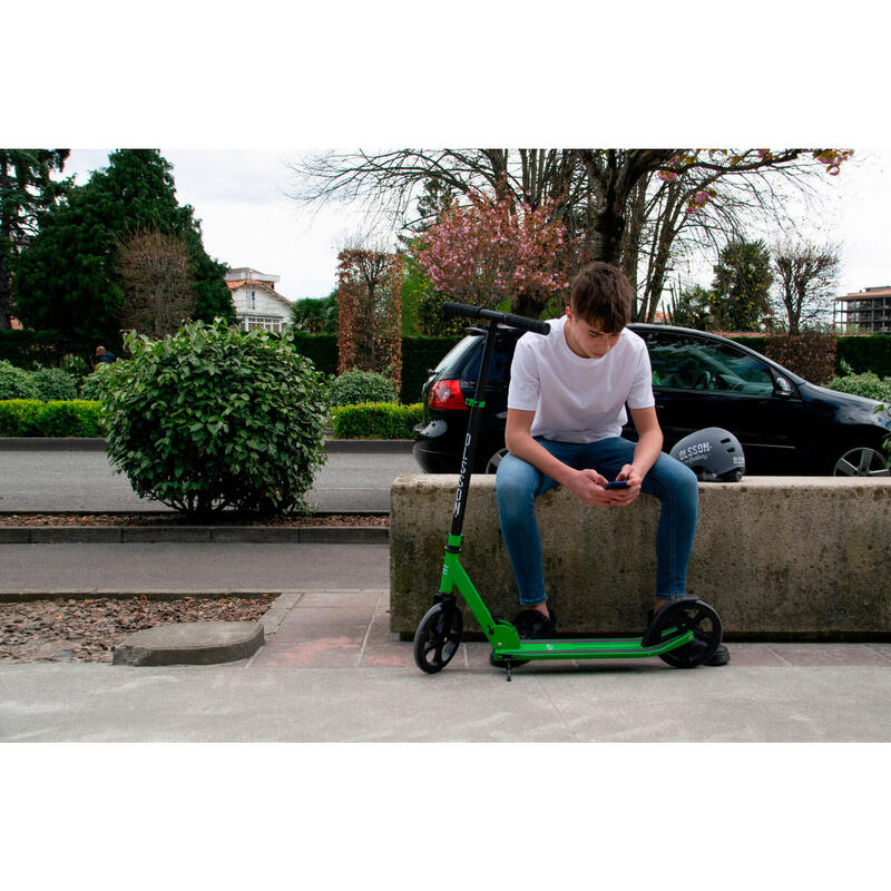 Patinete niños OLSSON HOPP Verde ABEC 9 manillar 360º altura regulable 77-98cm