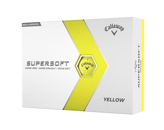 GOLFBAL Superzacht Geel x12
