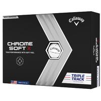 Callaway Chrome soft X Triple track Blanche x12