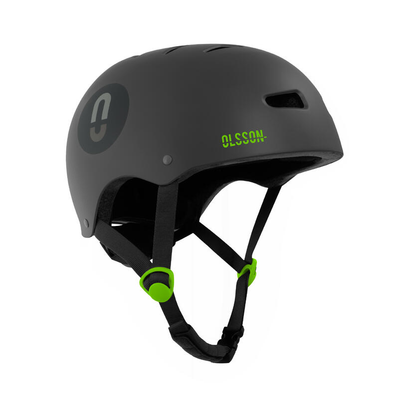 Casque roller OLSSON URBAN RIDER Anthracite 56-58cm patins Skate vélo scooter