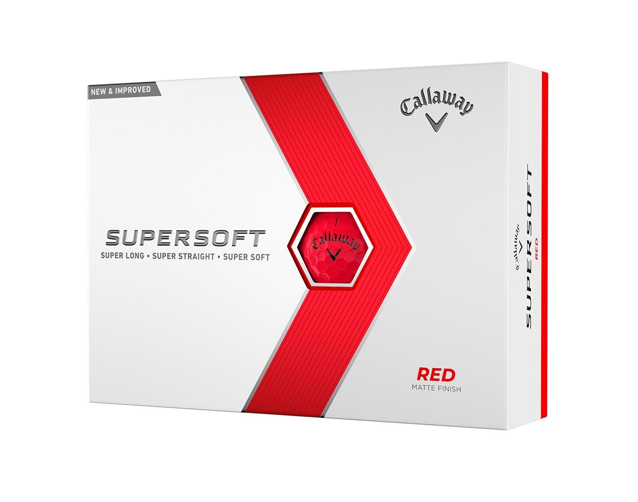 CALLAWAY PALLA DA GOLF Supersoft Roja x12