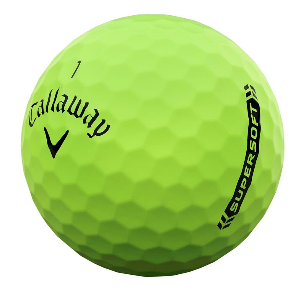 BOLA DE GOLFE Callaway Supersoft Verde x12 3/5