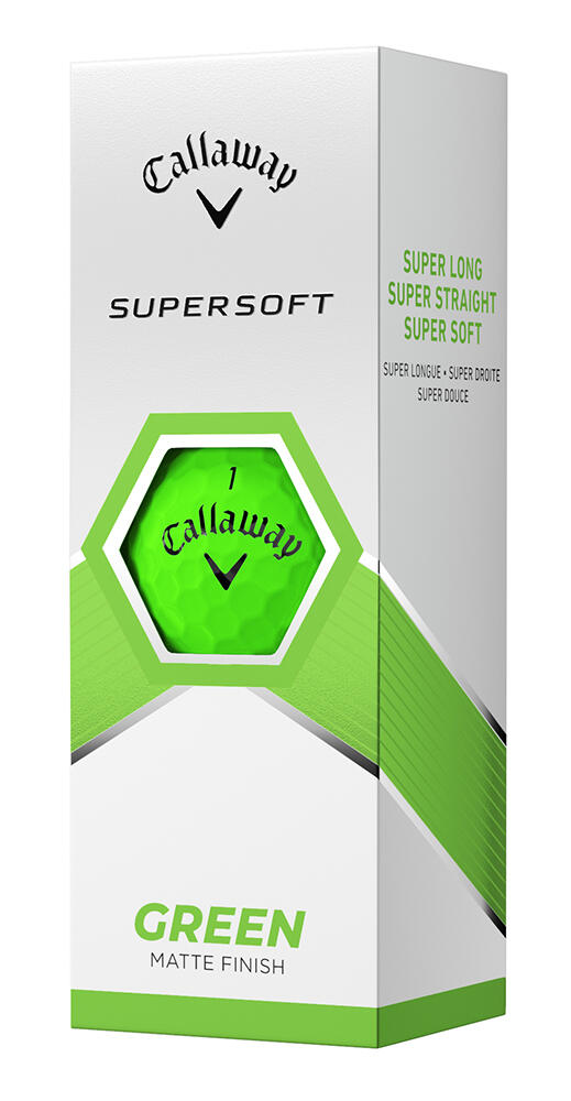 BOLA DE GOLFE Callaway Supersoft Verde x12 2/5