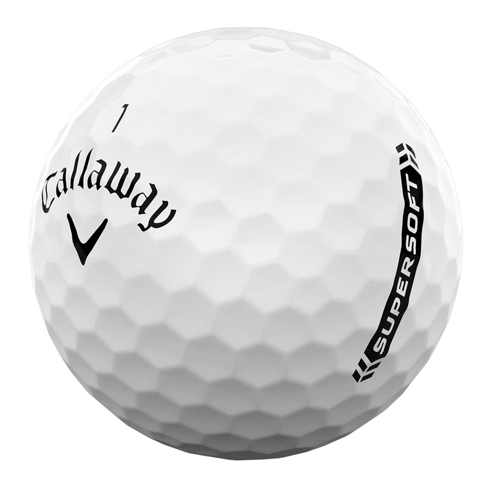 Balles de Golf Callaway Supersoft Blanc x12 3/6