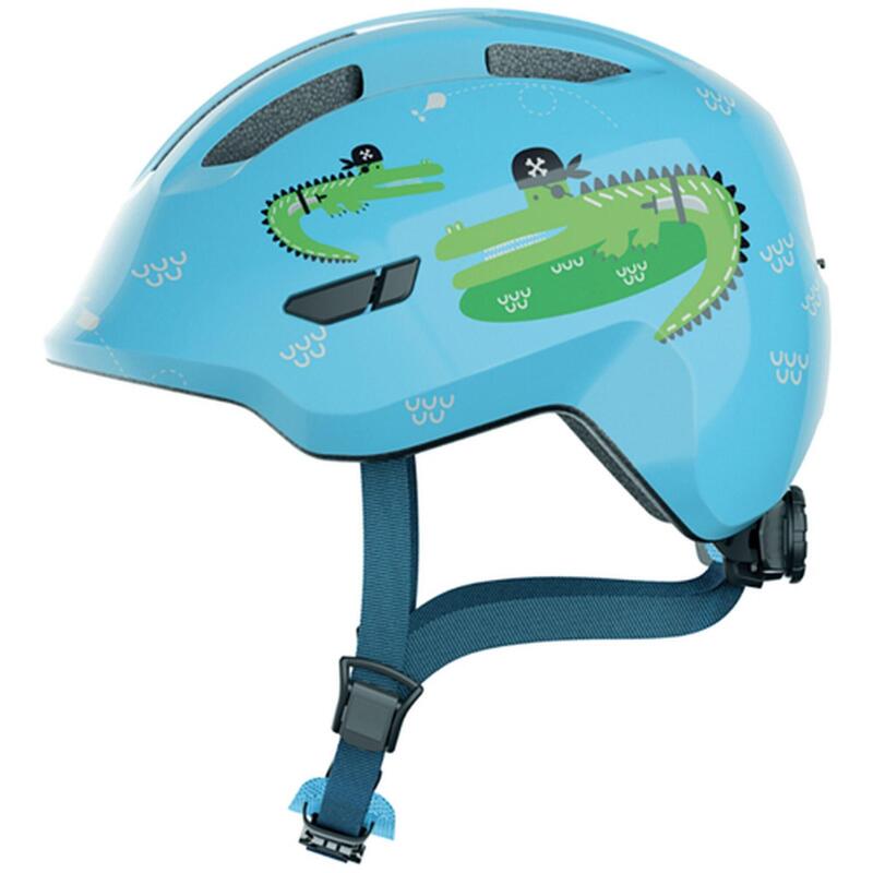 ABUS Casque de loisirs pour enfants "Smiley 3.0" blue croco shiny