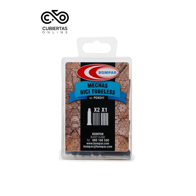 Caja Mechas 15 Ud Reparación Tubeless Ciclismo BOMPAR