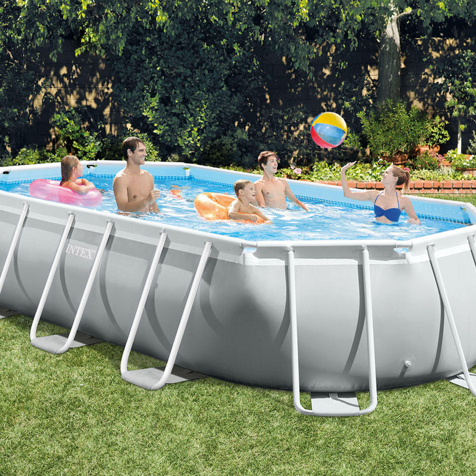 PISCINE TUBULAIRE OVALE INTEX PRISM FRAME 5,03 X 2,74 x 1,22 M 2/8