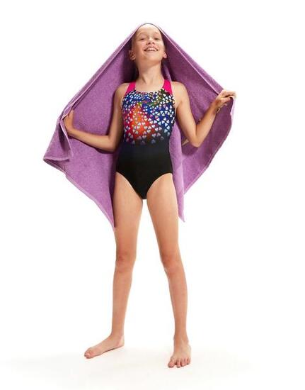 SPEEDO SPEEDO Vêtements de natation ECO+ DIG PLACEM SPLASHB BLA Filles BlaPin
