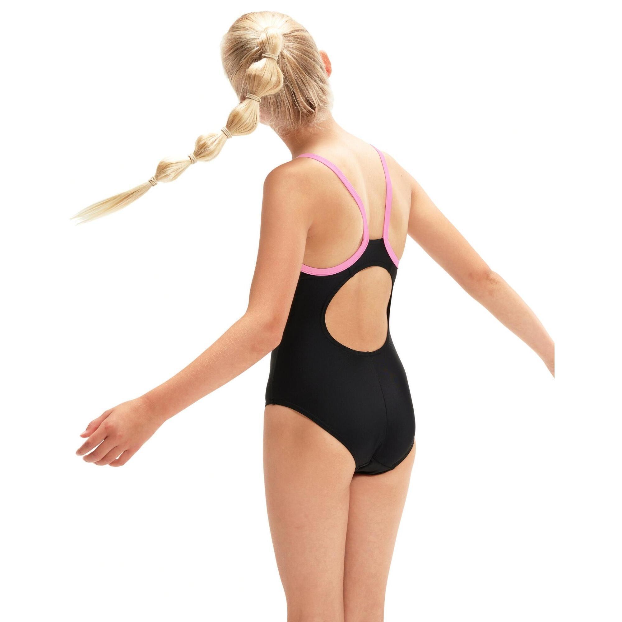 Costume da bagno 1 pezzo per bambina Speedo Eco Boom Logo Thinstr Muscleb 2/5