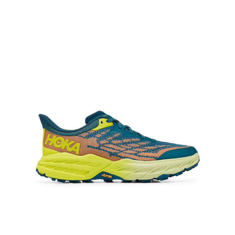 HOKA Speedgoat 5 Men's Trail Running Shoes - Blue Coral / Evening Primrose