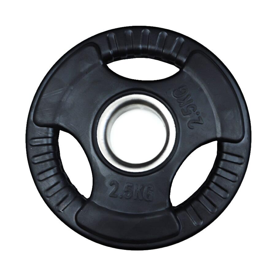 VIOK SPORT Disco Olímpico de Borracha Com Punhos 2.5kg Viok Sport