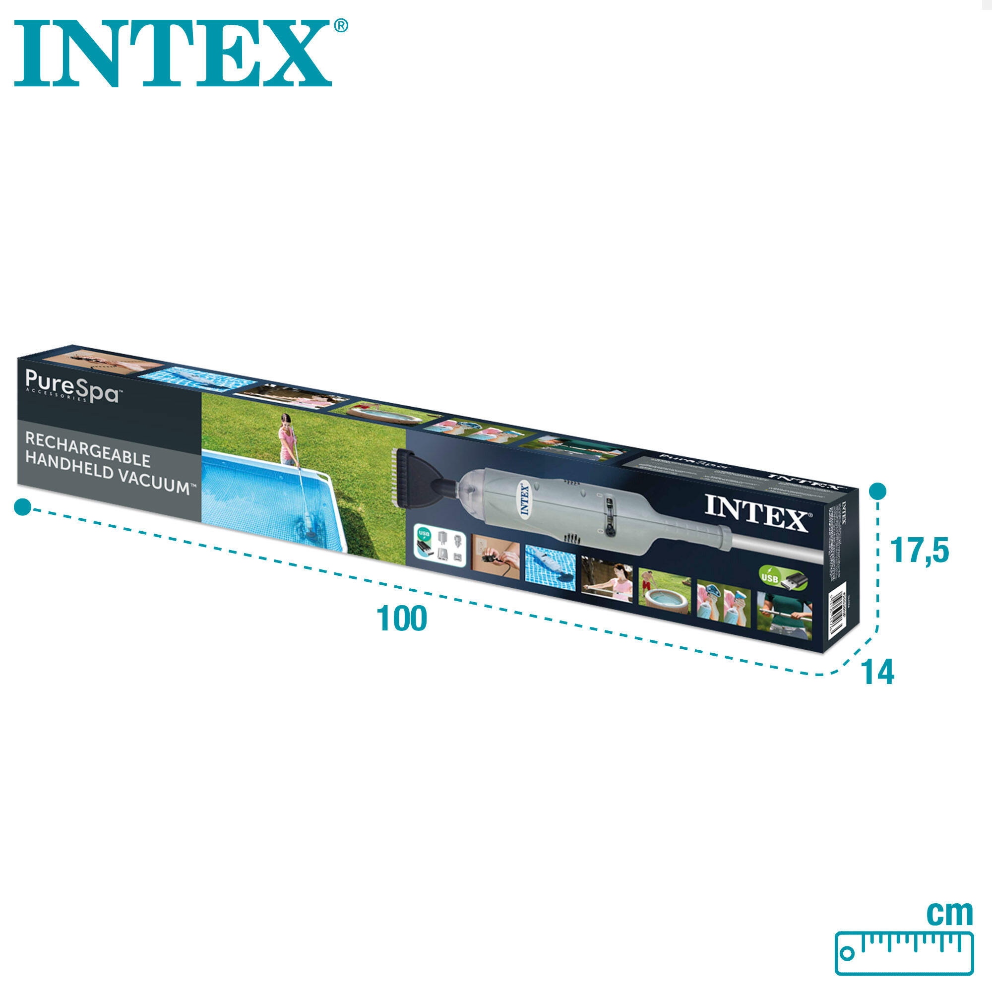 INTEX Spa-/zwembadstofzuiger oplaadbaar 7/7