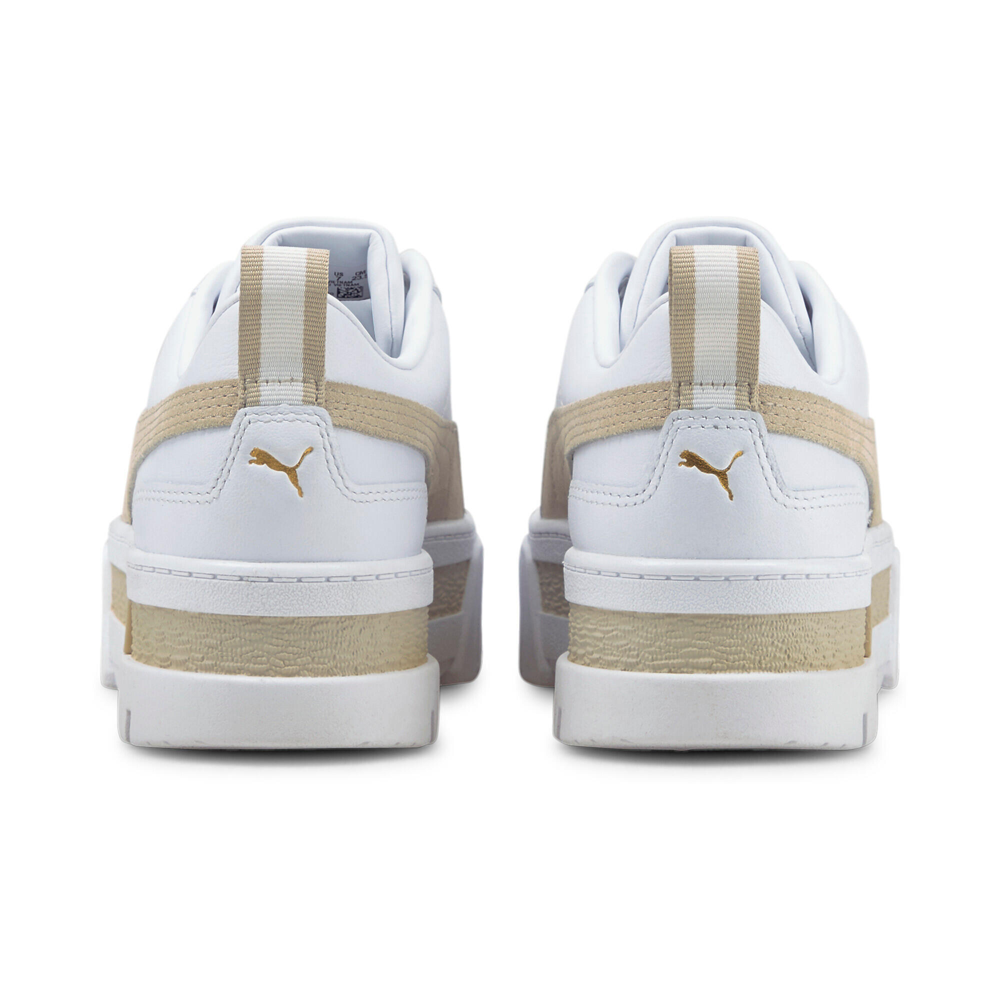 Chaussures Femmes Puma Mayze Lth blanc 3/7