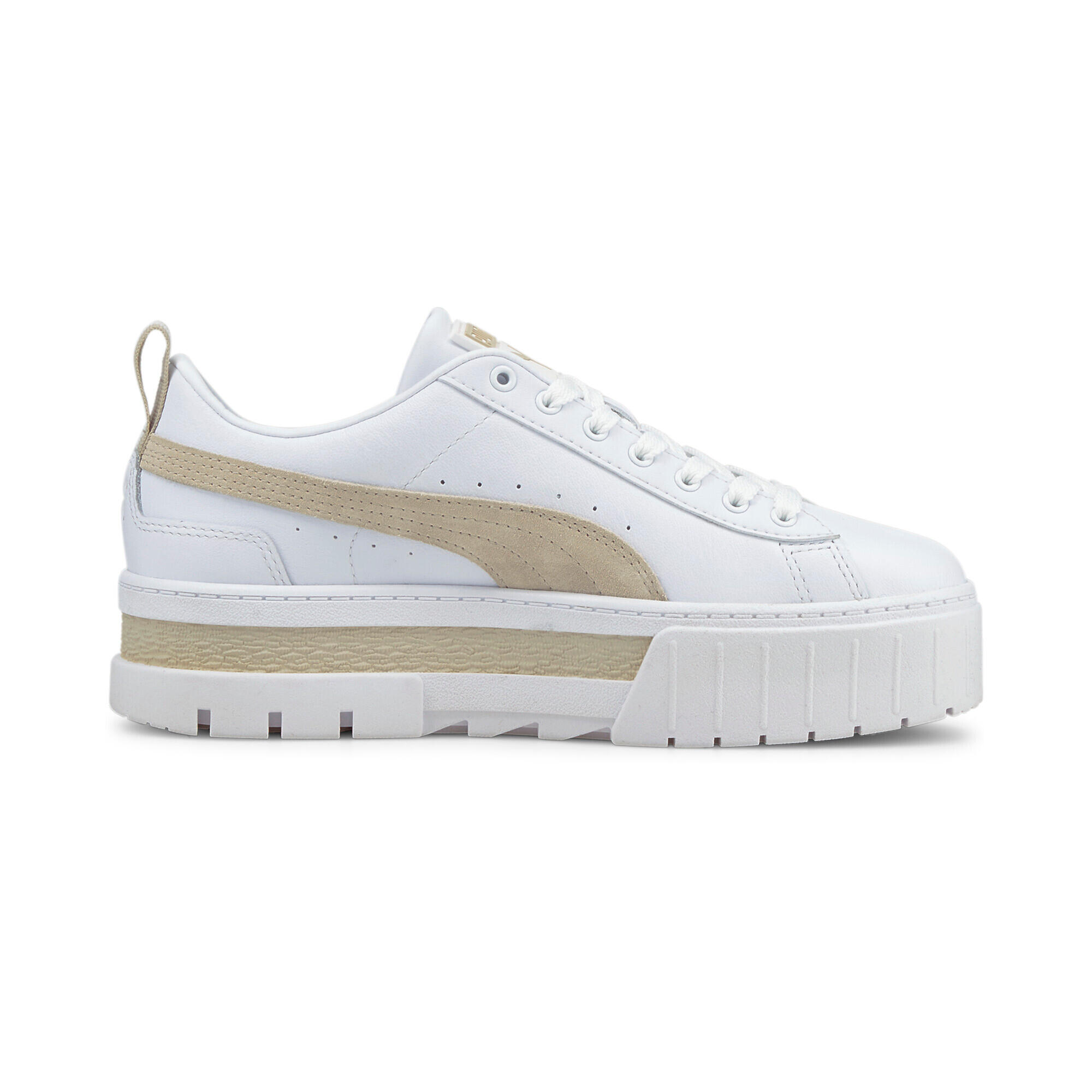 Chaussures Femmes Puma Mayze Lth blanc 5/7