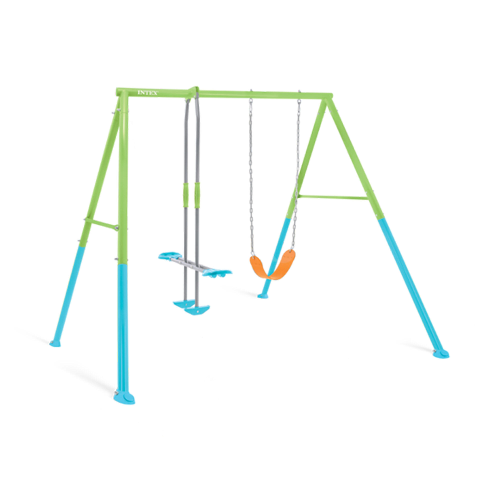 Baloiço de jardim intex com gangorra infantil