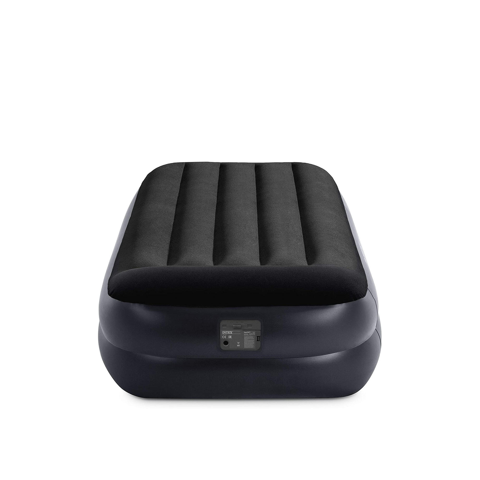 Intex - Intex 64122np Repose-oreiller Matelas Pneumatique Surélevé 99x191x42 Cm Noir - Matelas Autogonflant - Noir - Adulte - Decathlon