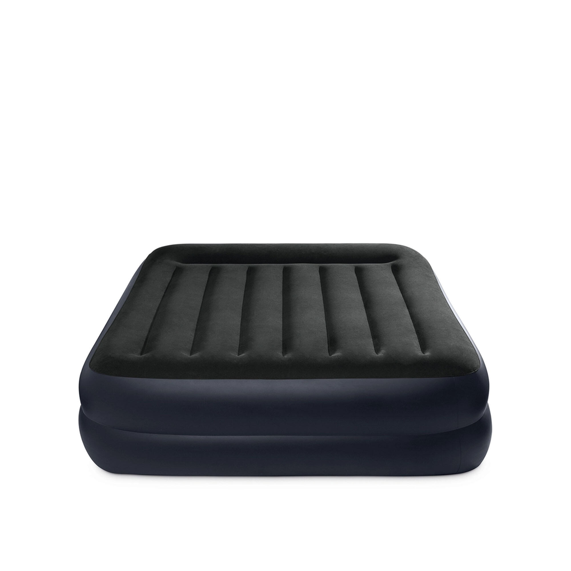 Colchão inflável duplo intex tamanho m dura-beam plus pillow rest raised