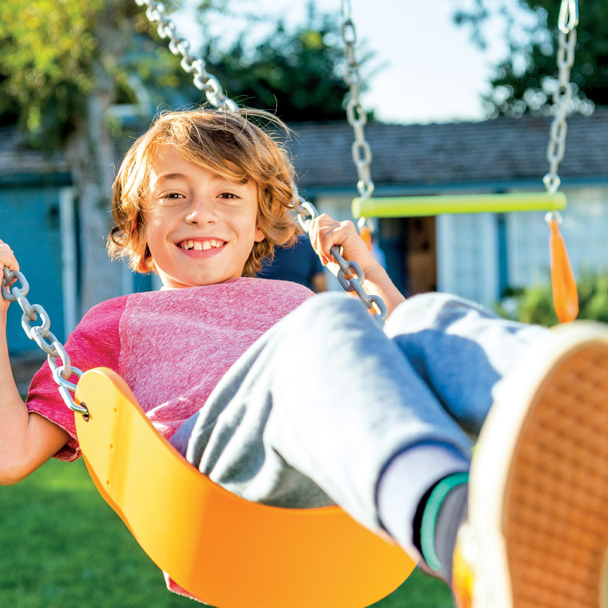 Intex 44123 - Altalena Swing Set Grigia, 3 componenti, 343x249x203cm 4/5