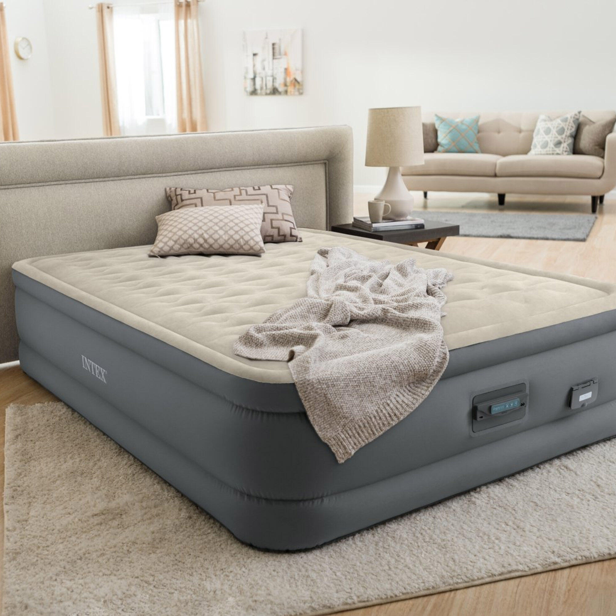 Intex Premaire II colchón hinchable doble 203 x 152 x 46 cm 4/7