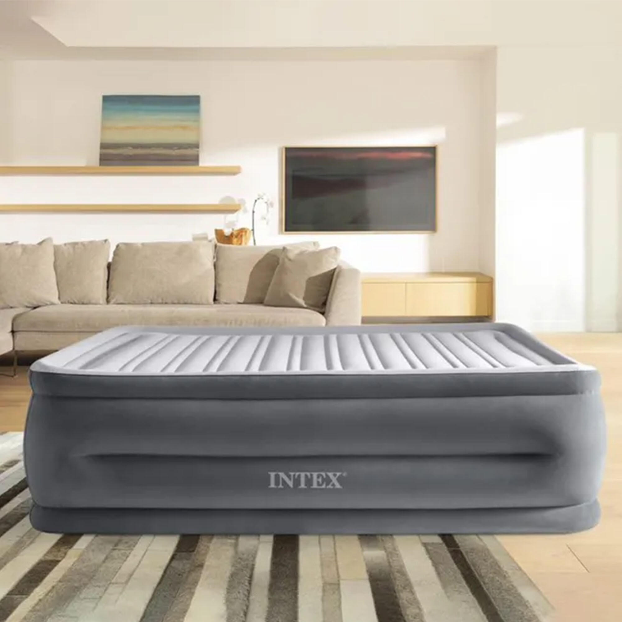 Opblaasbaar bed - BESTWAY - 2-zits matras - 203 x 152 x 36 cm - Geïntegreerde