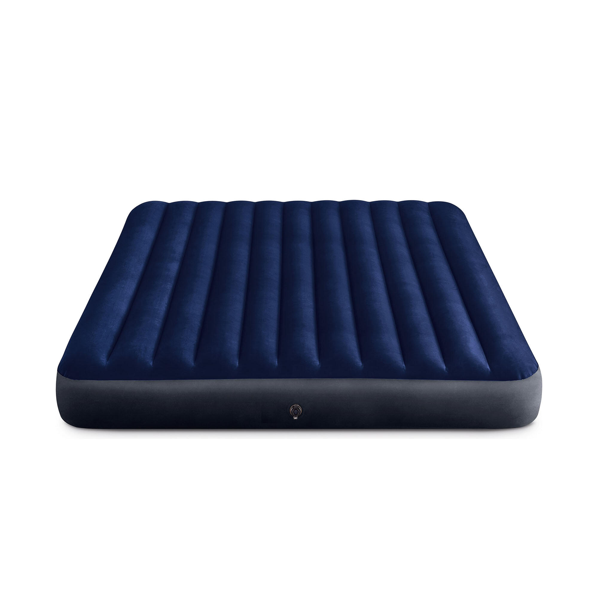 Intex - Matelas Pneumatique Intex Dura-beam Kingsize Pour Un Confort Optimal - Matelas Gonflable - Bleu - Adulte - Decathlon