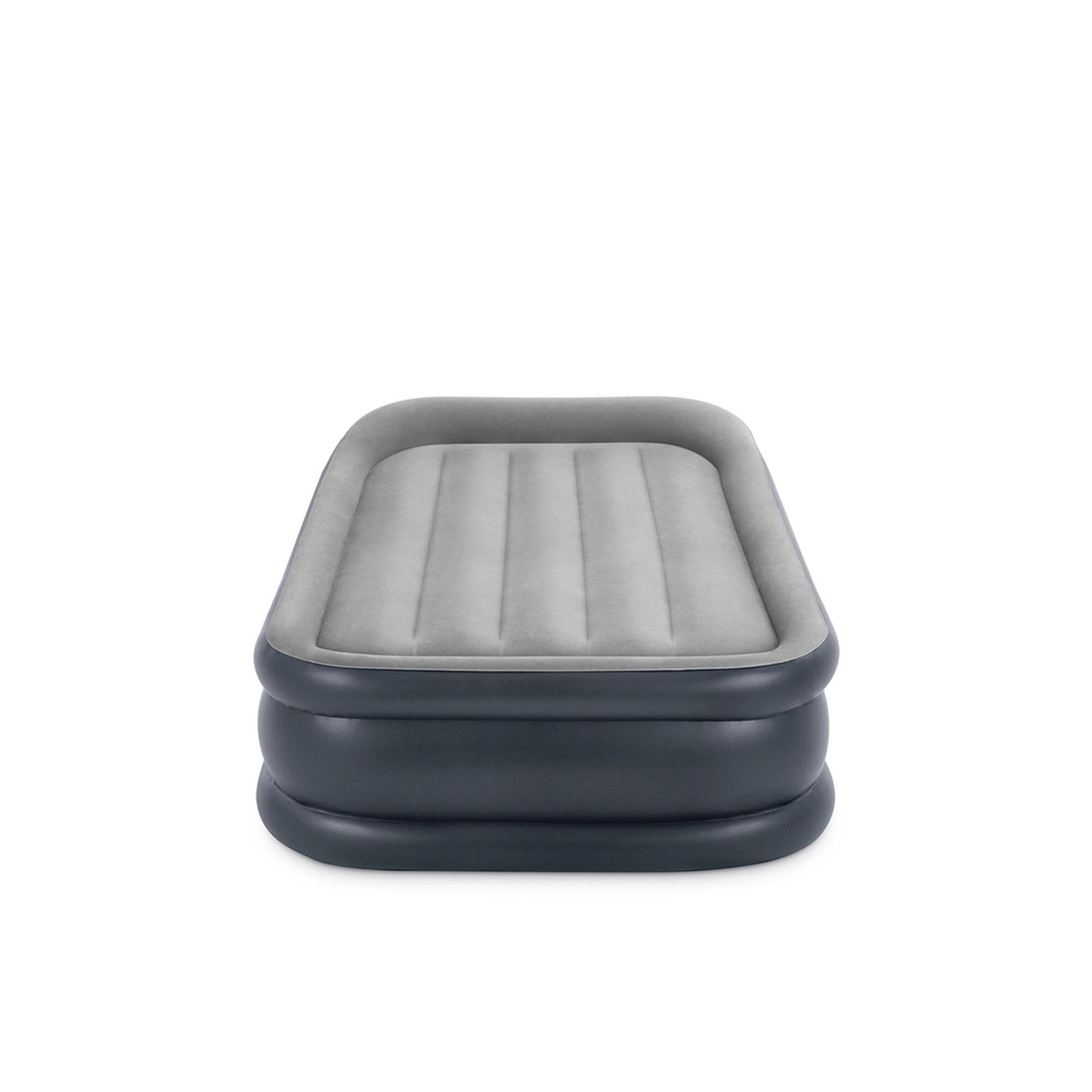 Intex - Matelas Gonflable Deluxe Pillow Rest Raised 1 Place - Lit De Camps - Gris - No Size - Decathlon