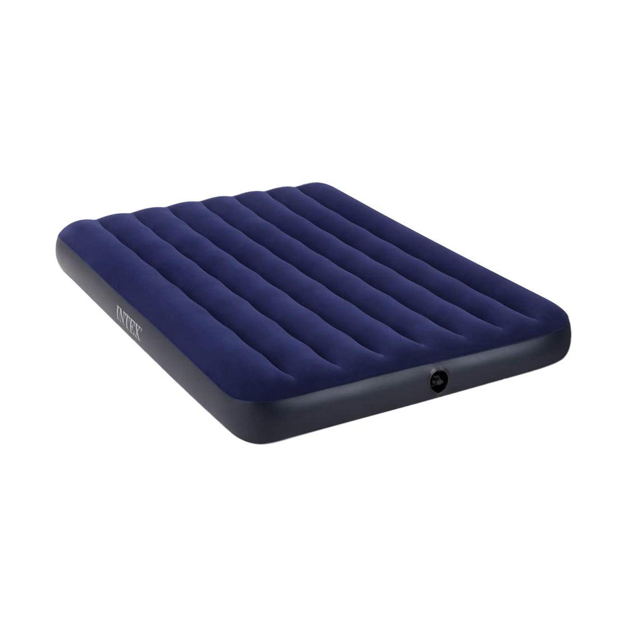 Luchtbed Dura Beam Standaard tweepersoons met zachte flocklaag en 2 in 1 ventiel 2/3