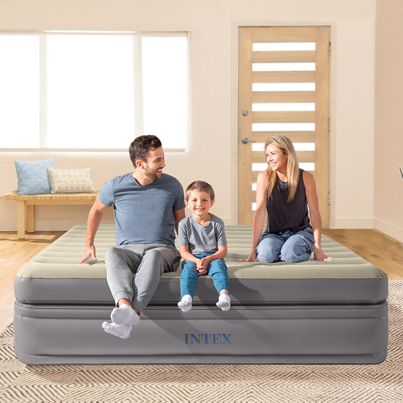 Colchón inflable doble Prime Comfort Elevated INTEX -  152x203x51 cm