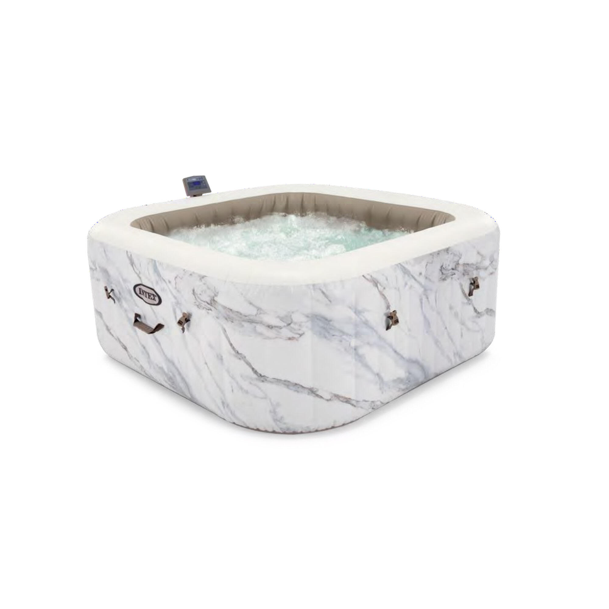 Intex - Spa Gonflable Intex Purespa Calacatta 4 Places - Spa - Blanc - Taille Unique - Decathlon