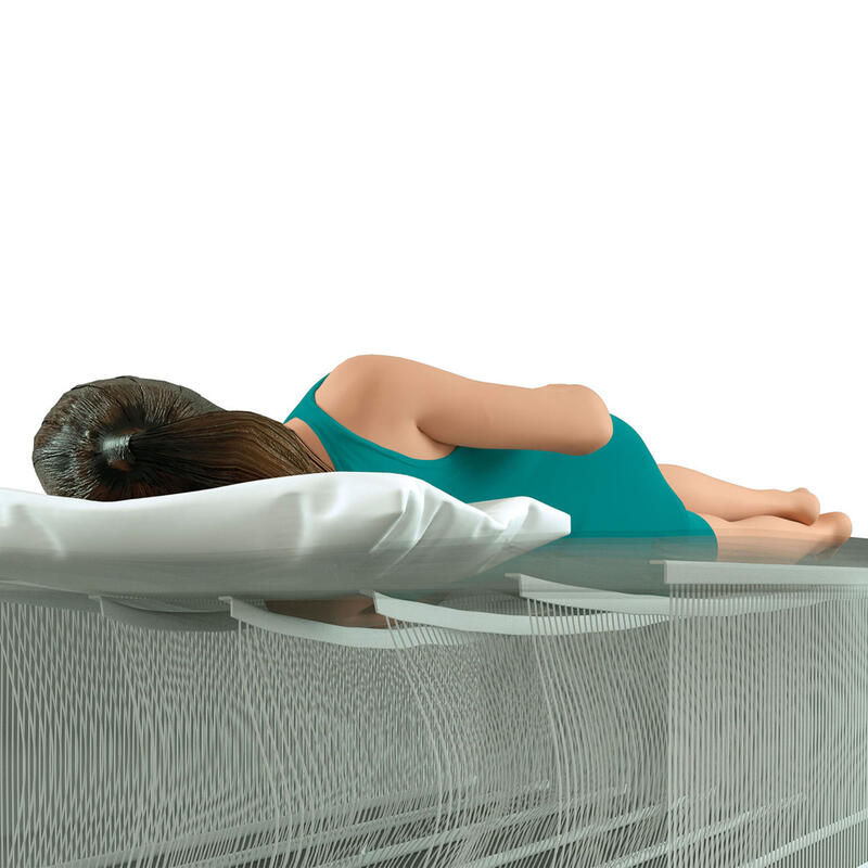 Intex 64118ND - Materasso Pillow Rest Mid-Rise Autogonfiante, 152x203x30 cm